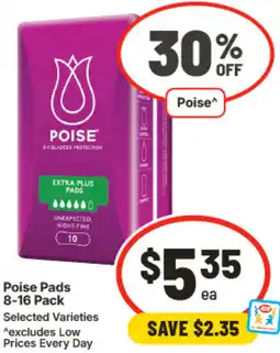 IGA Poise Pads offer