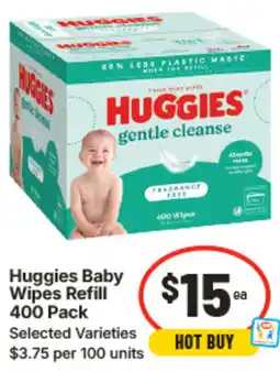 IGA Huggies Baby Wipes Refill offer