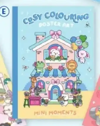 Cosy Colouring Poster Art Mini Moments