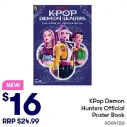 BIG W KPop Demon Hunters Official Poster Book offer