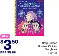 BIG W KPop Demon Hunters Official Storybook offer