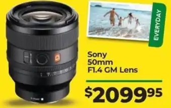 Teds Cameras Sony 50mm F1.4 GM Lens offer