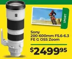 Teds Cameras Sony 200-600mm F5.6-6.3 FE G OSS Zoom offer