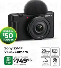 Teds Cameras Sony ZV-IF VLOG Camera offer