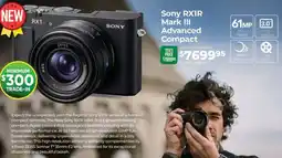 Teds Cameras Sony RX1R Mark III Advanced Compact offer