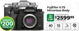 Teds Cameras Fujifilm X-T5 Mirrorless Body offer