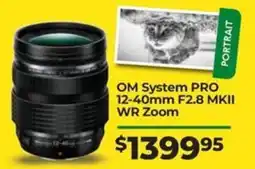 Teds Cameras OM System PRO 12-40mm F2.8 MKII WR Zoom offer