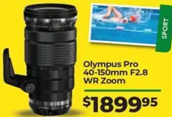 Teds Cameras Olympus Pro 40-150mm F2.8 WR Zoom offer
