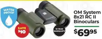 Teds Cameras OM System 8x21 RC II Binoculars offer