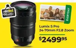 Teds Cameras Lumix S Pro 24-70mm F2.8 Zoom offer