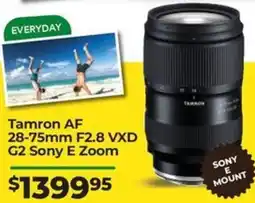 Teds Cameras Tamron AF 28-75mm F2.8 VXD G2 Sony E Zoom offer