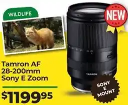 Teds Cameras Tamron AF 28-200mm Sony E Zoom offer