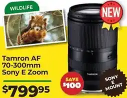 Teds Cameras Tamron AF 70-300mm Sony E Zoom offer