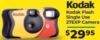 Teds Cameras Kodak Flash Single Use 27EXP Camera offer
