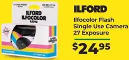Teds Cameras Ilfocolor Flash Single Use Camera 27 Exposure offer