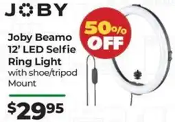 Teds Cameras Joby Beamo 12' LED Selfie Ring Light offer