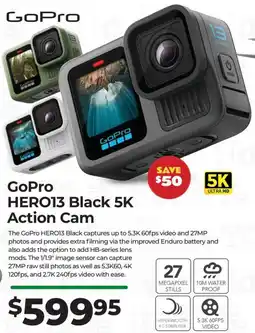 Teds Cameras GoPro HERO13 Black 5K Action Cam offer