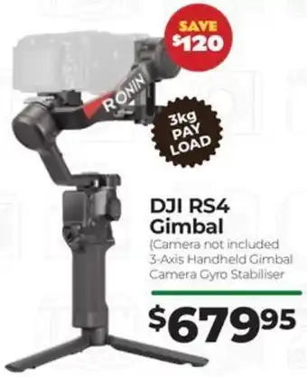 Teds Cameras DJI RS4 Gimbal offer