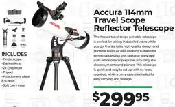 Teds Cameras Accura 114mm Travel Scope Reflector Telescope offer