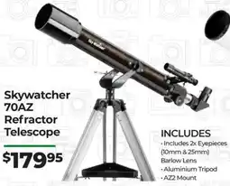 Teds Cameras Skywatcher 70AZ Refractor Telescope offer