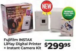 Teds Cameras Fujifilm INSTAX LiPlay Digital Printer + Instant Camera Kit offer