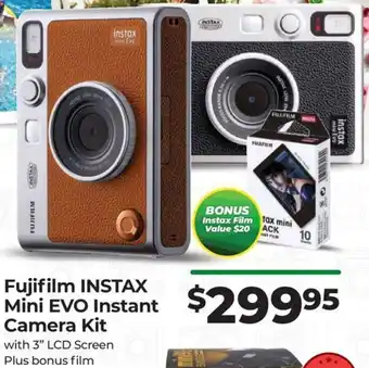 Teds Cameras Fujifilm INSTAX Mini EVO Instant Camera Kit offer