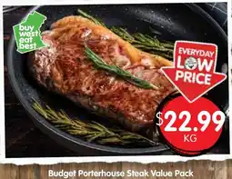 Spudshed Budget Porterhouse Steak Value Pack offer