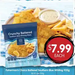 Spudshed Fisherman's Choice Battered Southern Blue Whiting offer