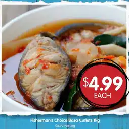 Spudshed Fisherman's Choice Basa Cutlets offer