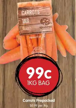 Spudshed Carrots Prepacked offer
