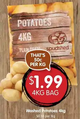 Spudshed Washed Potatoes offer