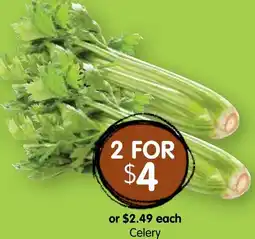 Spudshed Celery offer