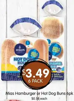 Spudshed Mias Hamburger or Hot Dog Buns offer