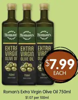 Spudshed Roman's Extra Virgin Olive Oil offer