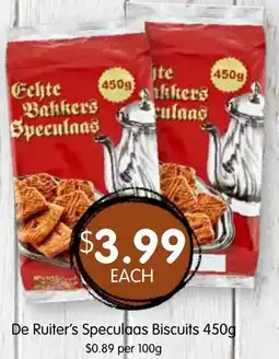 Spudshed De Ruiter's Speculaas Biscuits offer