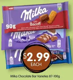 Spudshed Milka Chocolate Bar Varieties offer