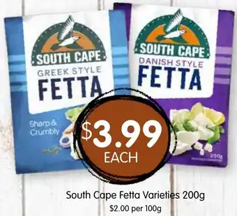 Spudshed South Cape Fetta Varieties offer