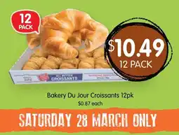 Spudshed Bakery Du Jour Croissants offer
