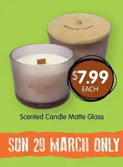 Spudshed Scented Candle Matte Glass offer