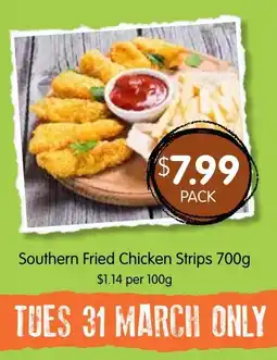 Spudshed Southern Fried Chicken Strips offer
