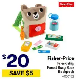 BIG W Fisher-Price Friendship Forest Busy Bear Backpack offer
