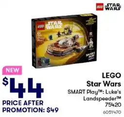 BIG W LEGO Star Wars SMART Play™: Luke's Landspeeder™ offer