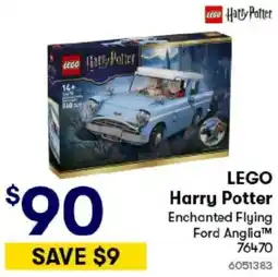 BIG W LEGO Harry Potter Enchanted Flying Ford Anglia™ offer