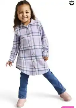 BIG W Check Shirt Dress, Pastel Lilac offer