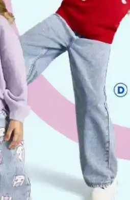 BIG W Wide Leg Jeans, Light Wash offer