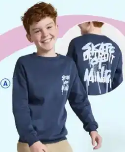 BIG W Back Print Crewneck Pullover offer