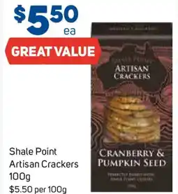 Foodland Shale Point Artisan Crackers offer