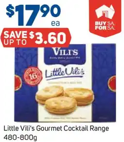 Foodland Little Vili's Gourmet Cocktail Range offer
