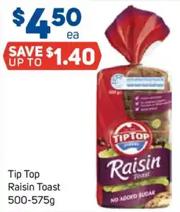 Foodland Tip Top Raisin Toast offer