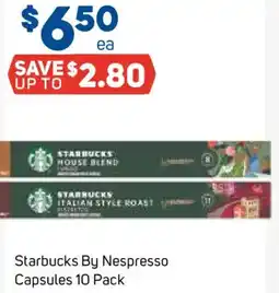Foodland Starbucks By Nespresso Capsules offer